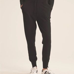 Naadam Black Cashmere Joggers Pants